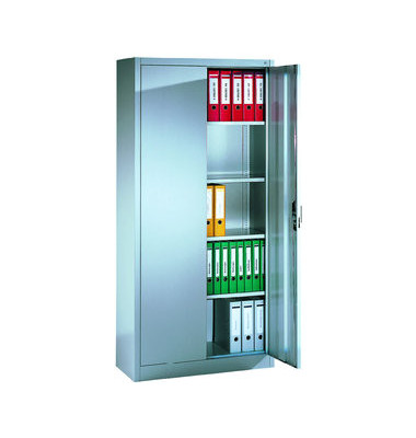 Aktenschrank ClassicLine Serie 900 9260-000-7035/5010, Stahl abschließbar, 5 OH, 93 x 195 x 40 cm, blau/lichtgrau Aktenschrank ClassicLine Serie 900 9260-000-7035/5010, Stahl abschließbar, 5 OH, 93 x 195 x 40 cm, blau/lichtgrau