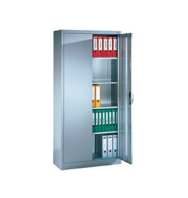 Flügeltürenschrank Serie 900 lichtgrau 120 x 40 x 195 cm 4 Böden inkl. Montage Flügeltürenschrank Serie 900 lichtgrau 120 x 40 x 195 cm 4 Böden inkl. Montage