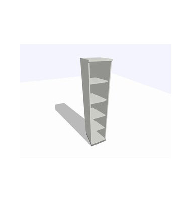 ClassicLine Regalschrank grau 40 x 45 x 198 cm 4 Böden ClassicLine Regalschrank grau 40 x 45 x 198 cm 4 Böden