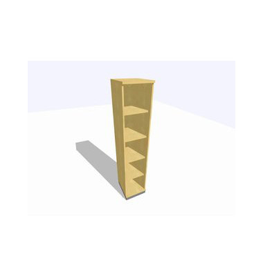 ClassicLine Regalschrank ahorn 40 x 45 x 198 cm 4 Böden ClassicLine Regalschrank ahorn 40 x 45 x 198 cm 4 Böden