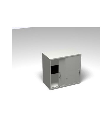 Schiebetürschrank 2OH Aufsatz li.grau 120x45x77 R/T/S/M Schiebetürschrank 2OH Aufsatz li.grau 120x45x77 R/T/S/M