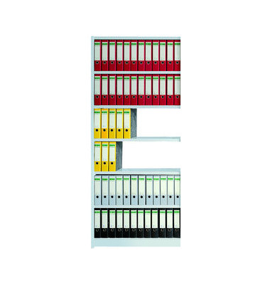 Regalfeld Office ohne Rückwand 96 x 30 x 225 cm lichtgrau 