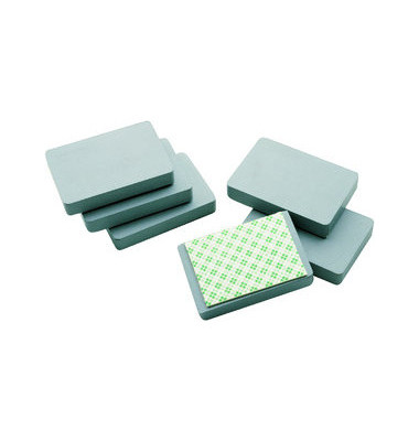 Haftmagnet 7-184000, rechteckig, 50x75mm, grau, 2,5kg