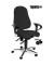 B&uuml;rostuhl Sitness 10, schwarz / silber, mit Armlehnen, bis 110kg, ohne Kopfst&uuml;tze