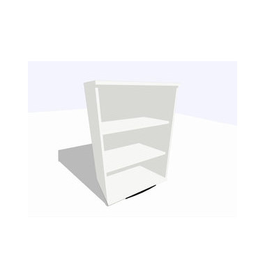 Regalaufsatz 80 x 45 x 115 cm perlweiß 3 Ordnerhöhen Regalaufsatz 80 x 45 x 115 cm perlweiß 3 Ordnerhöhen