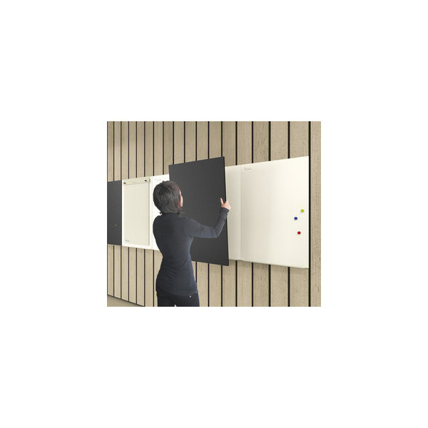 8427951642011 - Whiteboard Skincolor BASIC-Version - Stahlblech lackiert BxH 750 x 1150 mm weiß kaiserkraft