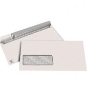 Briefumschläge Din Lang mit Fenster haftklebend 80g weiß 500 Stück