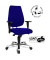 Bürostuhl Sitness 30, royalblau, mit Armlehnen, bis 110kg