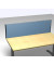 Schreibtischteiler Formfac 4 Basic FF4 RATK 0480 1600 BX STF47 hellblau rechteckig 160x48 cm (BxH)