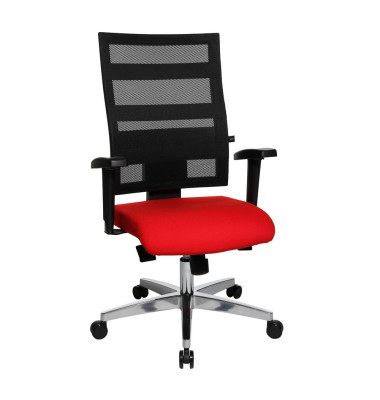 Bürodrehstuhl X-Pander mit Armlehnen rot 959TT310