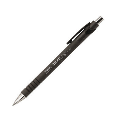 postscript schwarz Kugelschreiber M 0,7mm