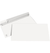 Briefumschläge Din Lang ohne Fenster haftklebend 80g weiß 100 Stück