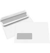 Briefumschläge C6 mit Fenster selbstklebend 80g weiß 1000 Stück