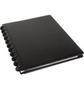 Notizbuch 5463443 ARC System, Leder, liniert, A4, Einbandfarbe: schwarz, 60 Blatt
