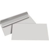 Briefumschläge Din Lang ohne Fenster selbstklebend 80g grau 1000 Stück Recycling