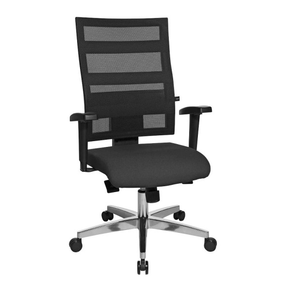 4014296518220 - Bürostuhl X-Pander schwarz   silber mit Armlehnen bis 110kg 4014296518220 Topstar