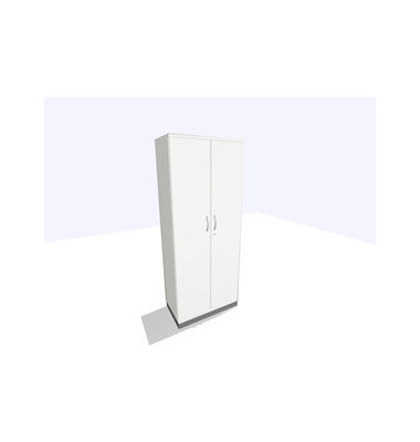 Aktenschrank ClassicLine SBBCI22-W3W3W3W3K0D0DD0003, Holz/Stahl abschließbar, 5 OH, 80 x 198 x 45 cm, weiß Aktenschrank ClassicLine SBBCI22-W3W3W3W3K0D0DD0003, Holz/Stahl abschließbar, 5 OH, 80 x 198 x 45 cm, weiß