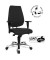 Bürostuhl Sitness 30, schwarz, mit Armlehnen, bis 110kg