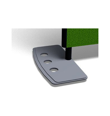 Universalfuß (Stützfuß) weißalu RAL 9006 Universalfuß (Stützfuß) weißalu RAL 9006