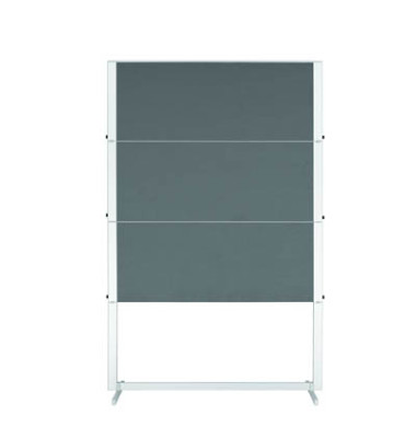 Moderationstafel Professional Travel 7-203500, 120x150cm, Filz + Filz (beidseitig), pinnbar, klappbar, grau + grau Moderationstafel Professional Travel 7-203500, 120x150cm, Filz + Filz (beidseitig), pinnbar, klappbar, grau + grau