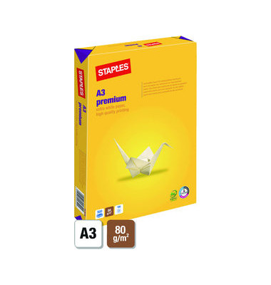 Premium A3 80g Kopierpapier weiß 500 Blatt Premium A3 80g Kopierpapier weiß 500 Blatt
