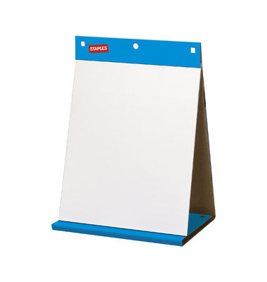 Tisch-Flipchartblock selbsthaftend blanko weiß 50 x 58,5cm 20 Blatt 1 Block