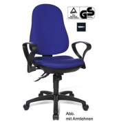 Bürostuhl Support SY, royalblau, bis 110kg
