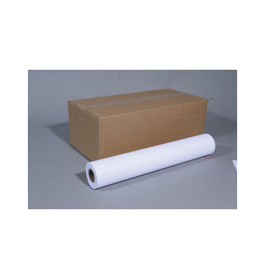 Plotterpapier CAD 914mm x 90m 75g weiß opak matt unbeschichtet