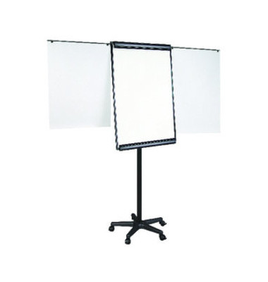 Flipchart Professional Mobil 70x92cm schwarz auf Rollen mit Armen Flipchart Professional Mobil 70x92cm schwarz auf Rollen mit Armen