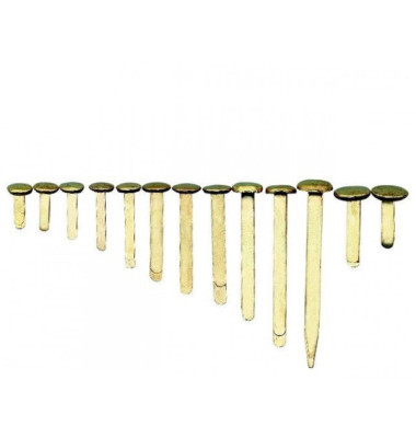 Musterbeutelklammern Gr.4 rund Messing 23mm 100 Stück Musterbeutelklammern Gr.4 rund Messing 23mm 100 Stück