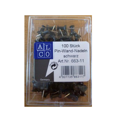 Pinnadeln schwarz 100 St Pinnadeln schwarz 100 St