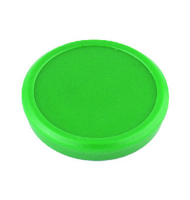 Haftmagnet 6828-18 rund 24x7mm (ØxH) grün 300g Haftkraft