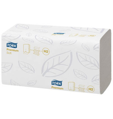 Papierhandtücher 100288 Xpress Premium soft H2 Multifold 21,2 x 34 cm TAD/Tissue hochweiß 2-lagig 2310 Tücher