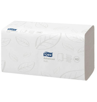 Tork Papierhandtücher 120288 Xpress Advanced Soft H2 Multifold 21 X 34 Cm  Tad/Tissue Hochweiß 2-Lagig 2856 Tücher - Bürobedarf Thüringen