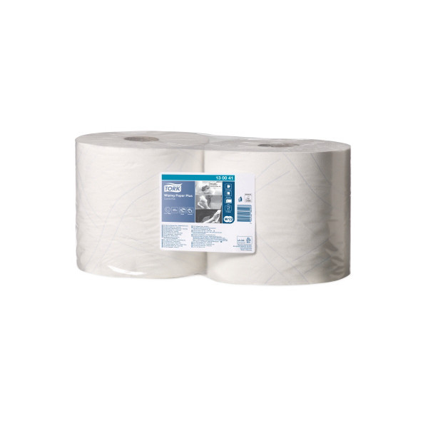 7322540182293 - TORK Mehrzweck-Papierwischtücher  Putztücher Hybrid-Qualität 2-lagig weiß Blattgröße 235 x 340 mm VE 4 Stk