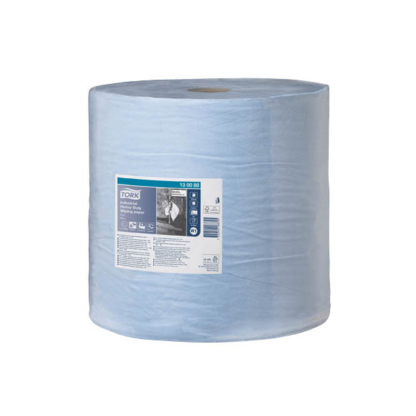 7322540183795 - TORK Starke Industrie Papierwischtücher Blau W1 hohe Saugfähigkeit 1 × 750 Blatt 130080 Anzahl 750 St 7322540183795 - TORK Starke Industrie Papierwischtücher Blau W1 hohe Saugfähigkeit 1 × 750 Blatt 130080 Anzahl 750 St