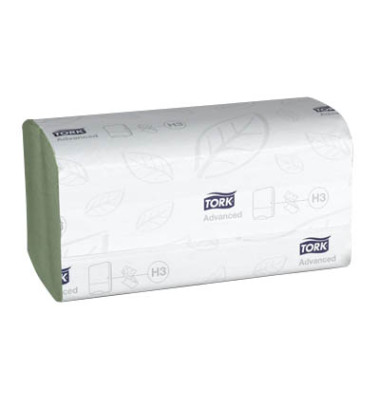 Papierhandtücher 290179 Advanced H3 Zickzack 25 x 23 cm Tissue grün 2-lagig 3750 Tücher