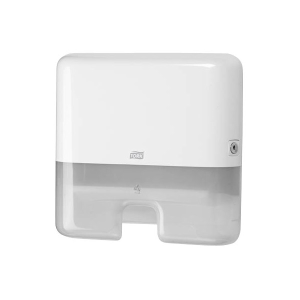 7322540349184 - Xpress Mini Handtuchspender H2 für Multifold Papierhandtücher Einzeltuchentnahme Weiß 552100