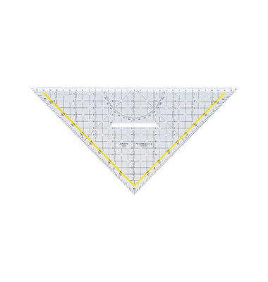 Kunststoff-Geodreieck TZ-Dreieck 1648/2 glasklar 32,5cm mit Griff Kunststoff-Geodreieck TZ-Dreieck 1648/2 glasklar 32,5cm mit Griff