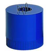 Klammernspender Clip-Boy gefüllt royalblau 70x70mm
