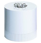 Klammernspender Clip-Boy gefüllt weiß 70x70mm