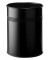Papierkorb 330001, 15 Liter, rund, schwarz