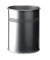 Papierkorb 330023, 15 Liter, rund, silber