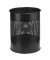 Papierkorb 331001, 15 Liter, rund, schwarz