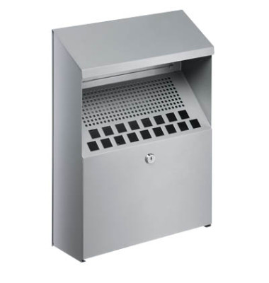 Wandaschenbecher Metallic silber 45x31x10cm 4,5 L