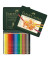 K&uuml;nstlerstifte-Set Polychromos, 110024, 24-farbig sortiert, rund, Etui  Metall