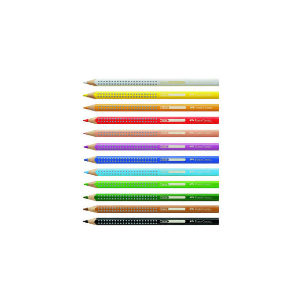 4005401109372 - Buntstifte Jumbo Grip mauve 9 x 175mm 4005401109372 Faber-Castell