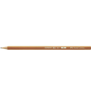 Bleistift 111701 naturbraun B
