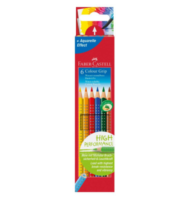 Buntstifte-Set Colour GRIP, 112406, farbig sortiert, dreikant, Packung