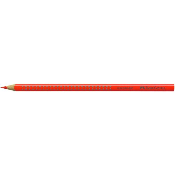12 Stück Faber-Castell Buntstifte Colour Grip kadmiumorange dunkel 7 x 175mm  4005401124153 Faber-Castell